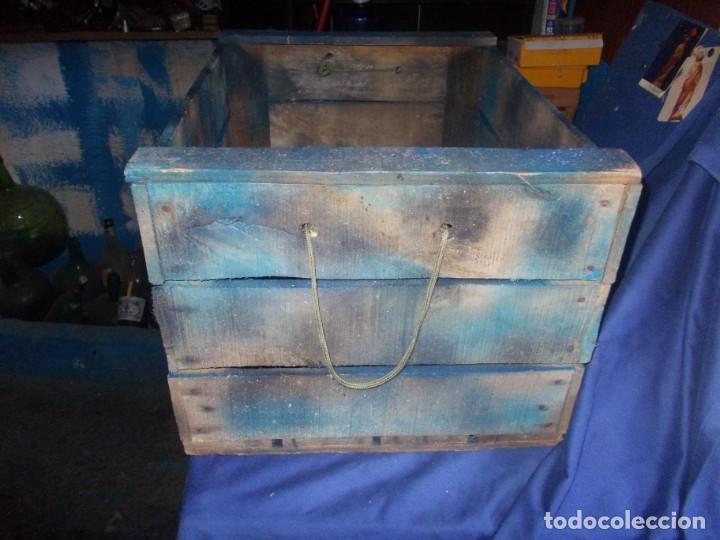 Cajas y cajitas met&aacute;licas: caja de madera antigua - Foto 9