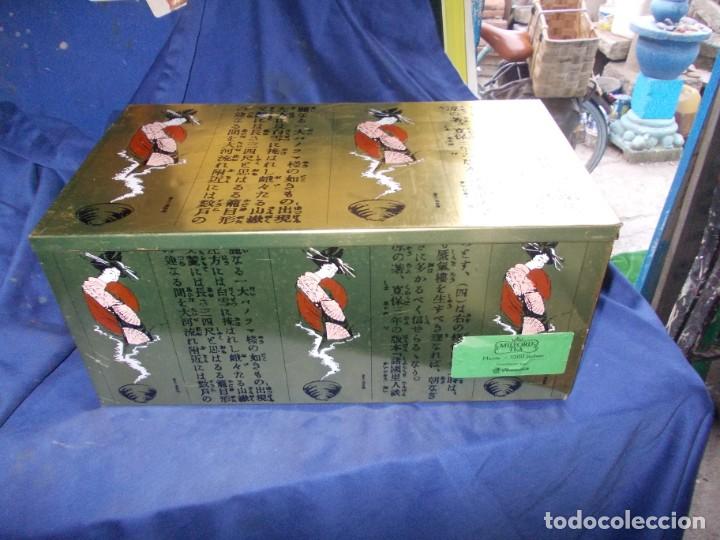 Cajas y cajitas met&aacute;licas: caja de 1200 bolsas de te de lata