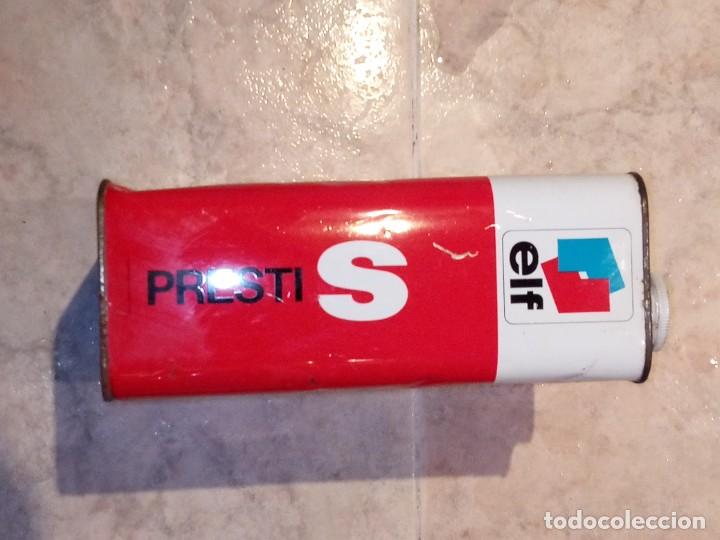 Cajas y cajitas met&aacute;licas: Lata aceite elf - Foto 2