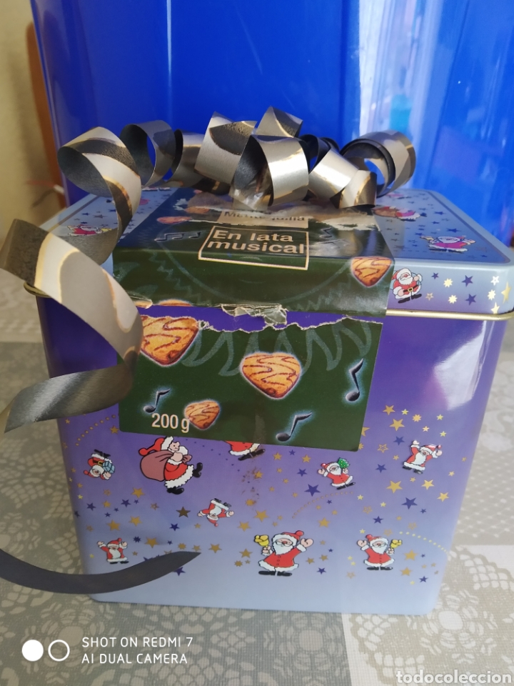 Cajas y cajitas met&aacute;licas: Lata musical navide&ntilde;a - Foto 1