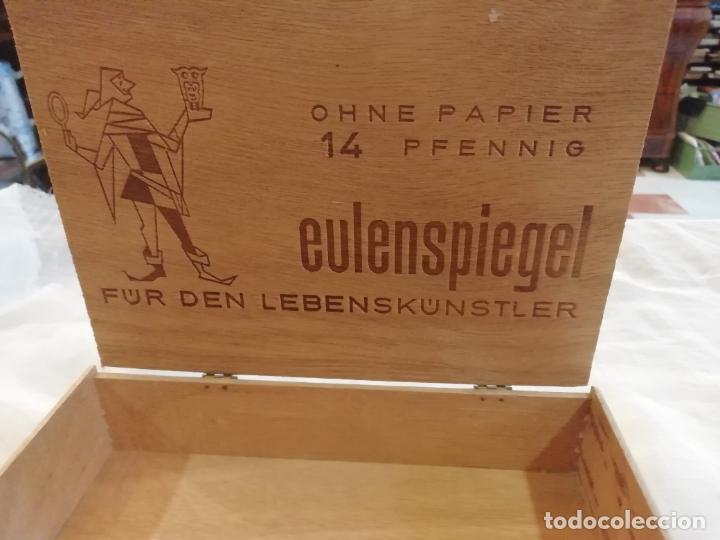 Cajas y cajitas met&aacute;licas: Caja de puros vacia