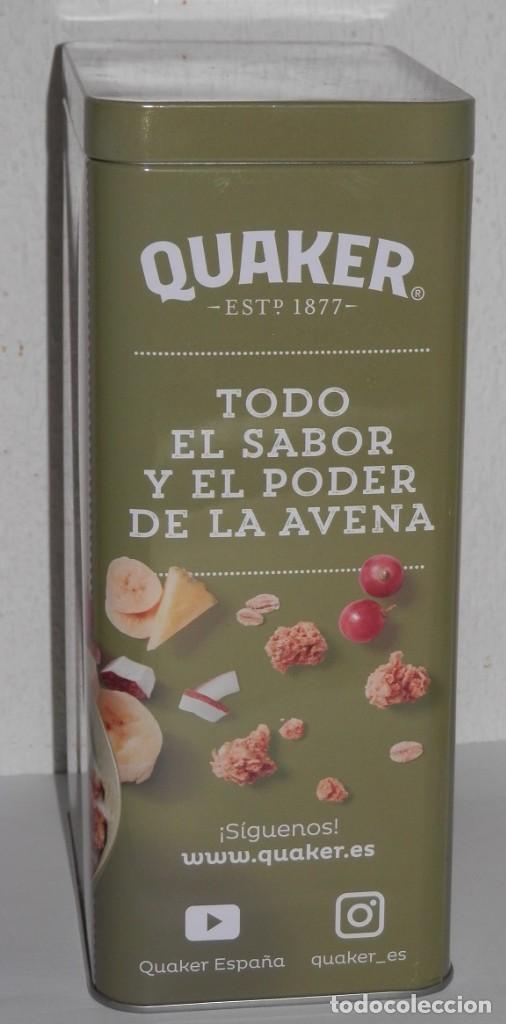 Cajas y cajitas met&aacute;licas: LATA DE LA MARCA KUAKER - CRUESLI - Foto 2
