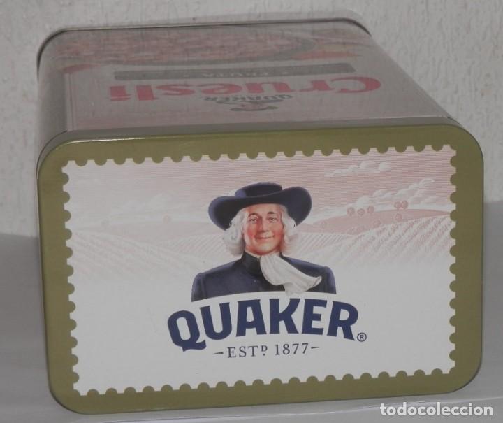 Cajas y cajitas met&aacute;licas: LATA DE LA MARCA KUAKER - CRUESLI - Foto 4