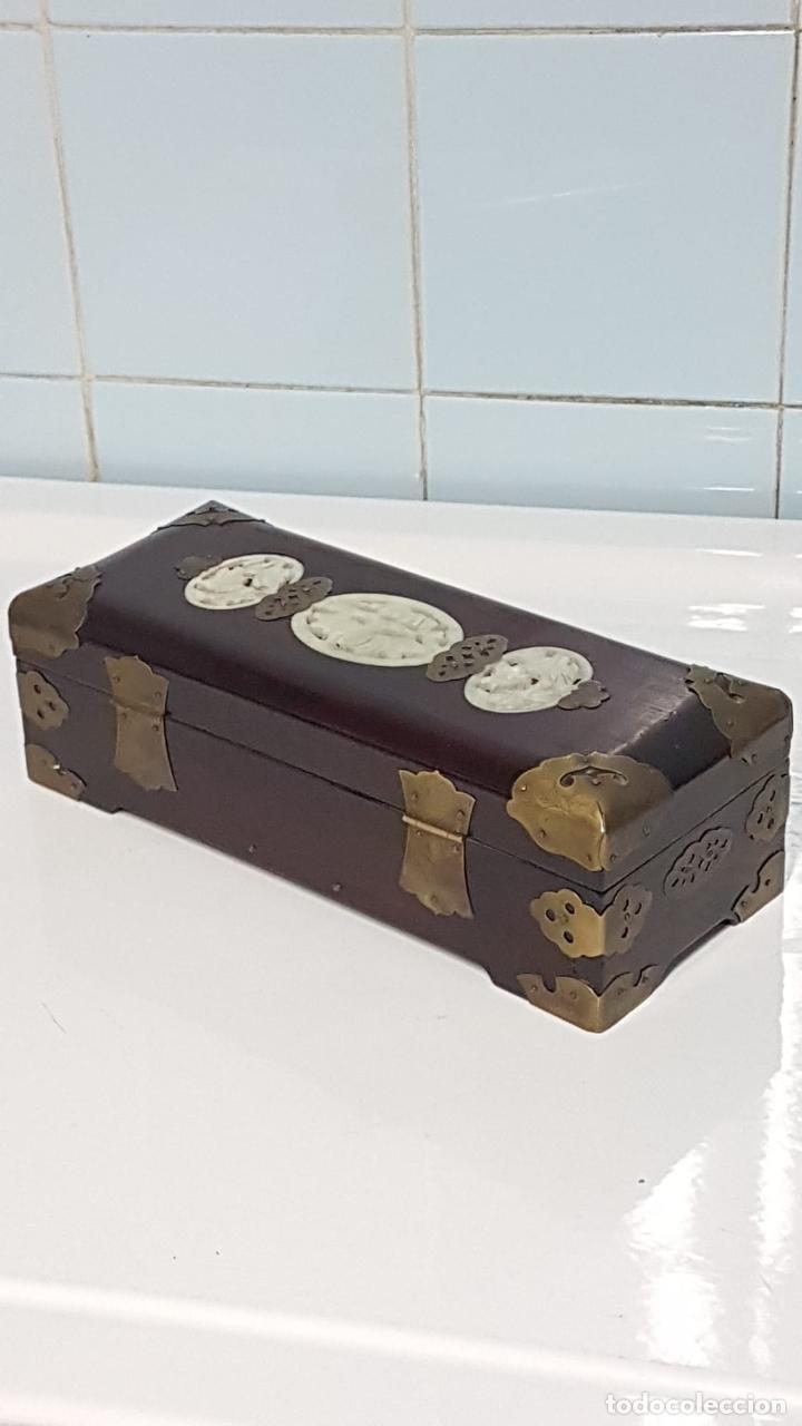 Cajas y cajitas met&aacute;licas: Caja de madera para guardar joyas - Foto 6