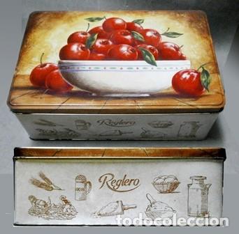 Cajas y cajitas met&aacute;licas: CAJA DE METAL PASTAS REGLERO (CAJA VACIA) - CAJAMETALICA-769