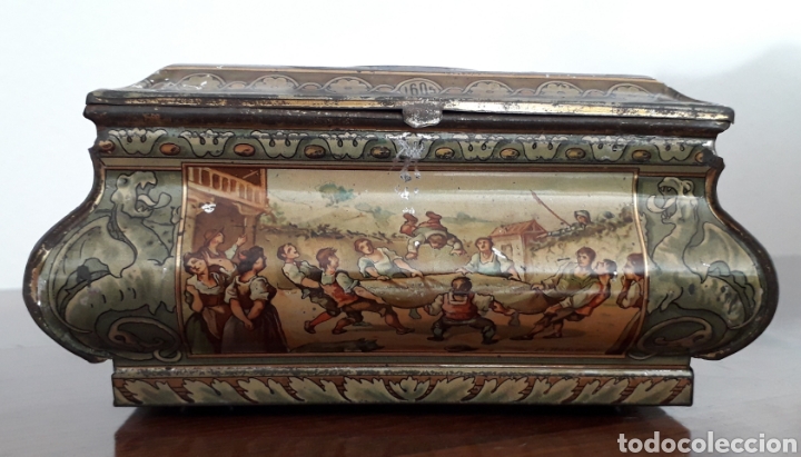 Cajas y cajitas met&aacute;licas: Caja de almendras del 3&deg; centenario de Cervantes - Foto 2