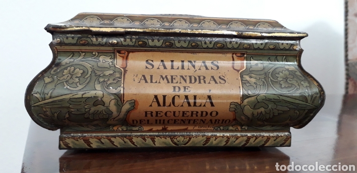 Cajas y cajitas met&aacute;licas: Caja de almendras del 3&deg; centenario de Cervantes - Foto 3