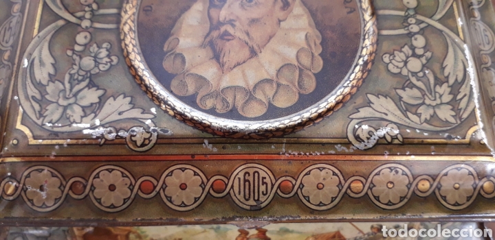 Cajas y cajitas met&aacute;licas: Caja de almendras del 3&deg; centenario de Cervantes - Foto 7