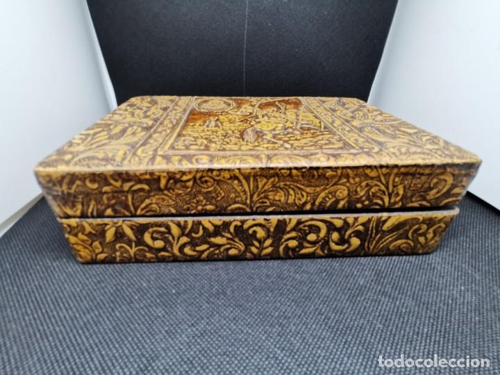 Cajas y cajitas met&aacute;licas: Caja joyero cervantina - Foto 4
