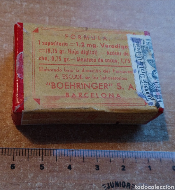 Cajas y cajitas met&aacute;licas: Caja de supositorios de verodigeno - Foto 3