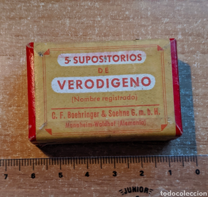 Cajas y cajitas met&aacute;licas: Caja de supositorios de verodigeno