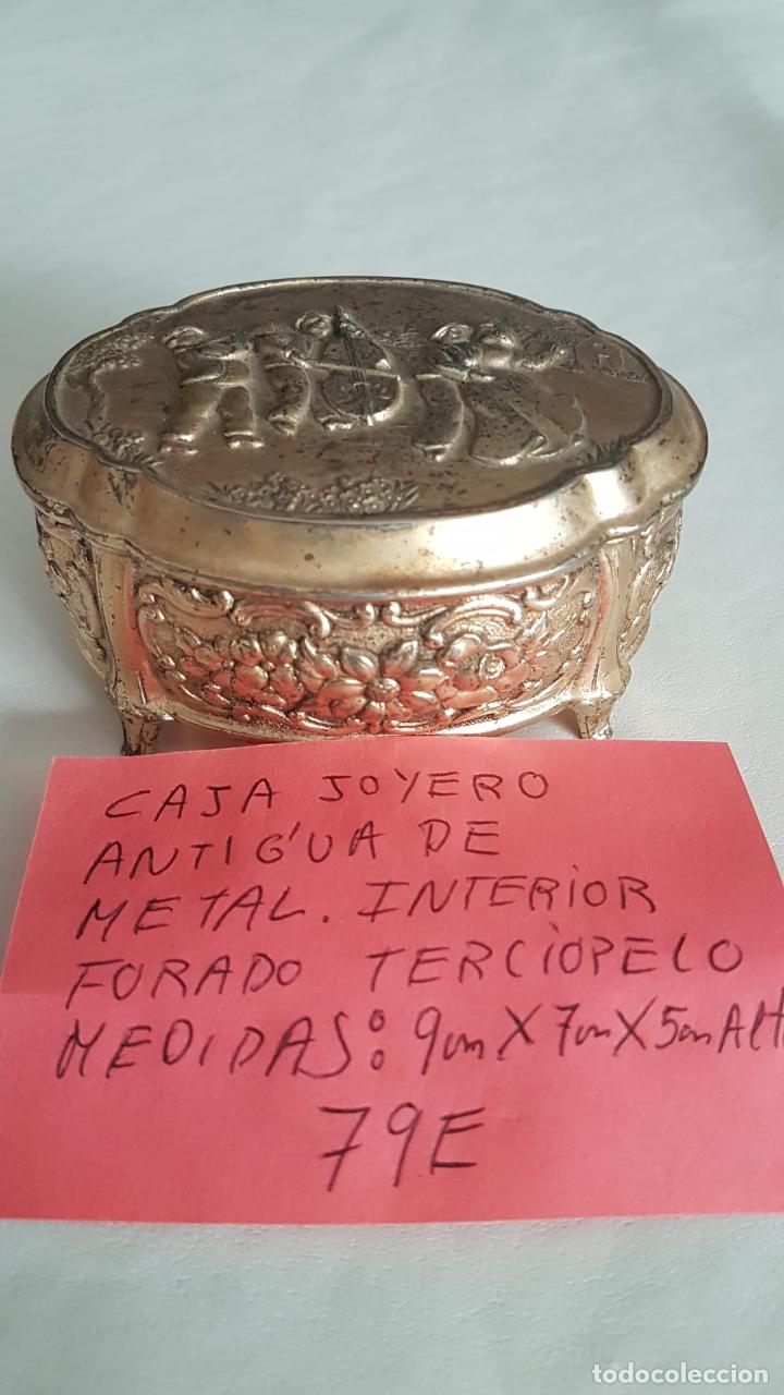 Cajas y cajitas met&aacute;licas: Caja Joyero de metal - Foto 8