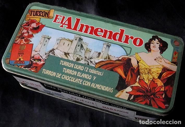 Cajas y cajitas met&aacute;licas: CAJA DE LATA - EL ALMENDRO ESTILO ART DECO - VINTAGE -