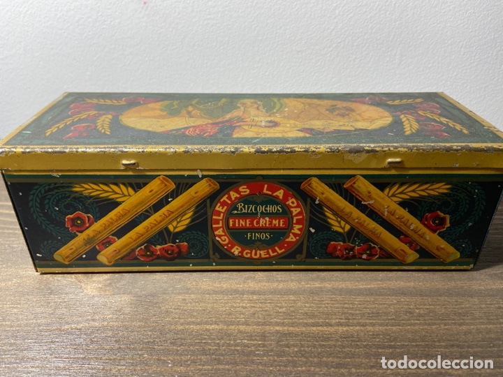 Cajas y cajitas met&aacute;licas: Caja galletas Palma - Foto 1