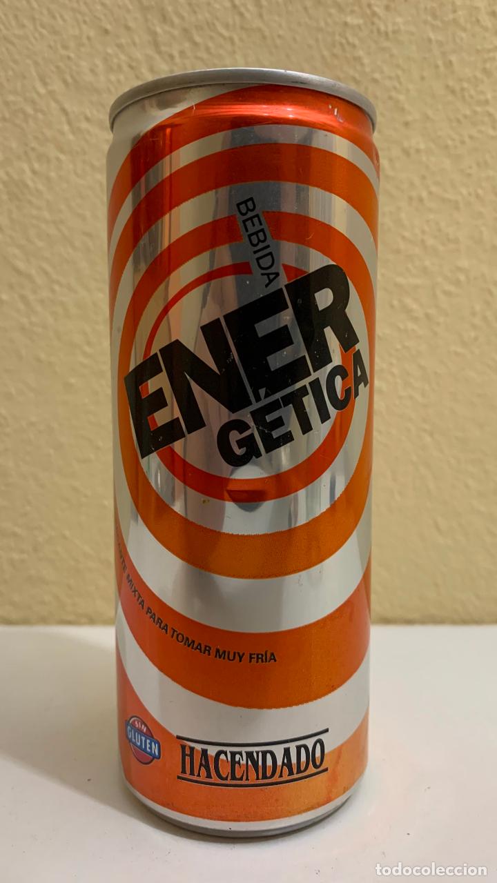 Cajas y cajitas met&aacute;licas: LATA BEBIDA ENERGETICA DE HACENDADO A&Ntilde;O 2011