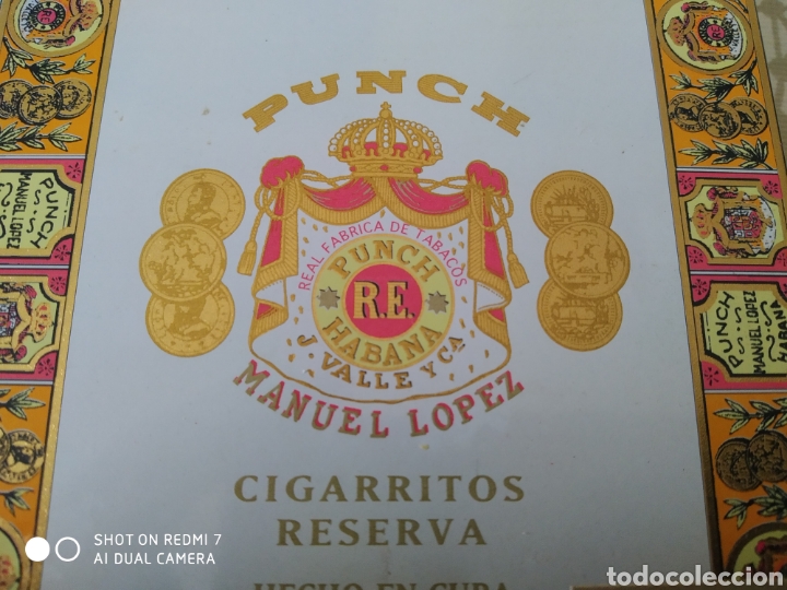 Cajas y cajitas met&aacute;licas: Lata cigarritos Punch - Foto 2