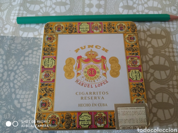 Cajas y cajitas met&aacute;licas: Lata cigarritos Punch - Foto 1