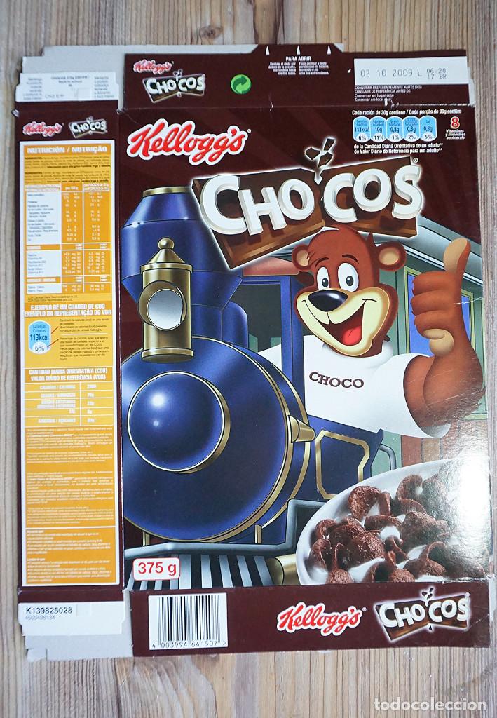 Blechdosen und Kisten: ENVASE CAJA CART&Oacute;N CHOCOS KELLOGG'S CHOCOTOUR KELLOGG KELLOGGS 2009