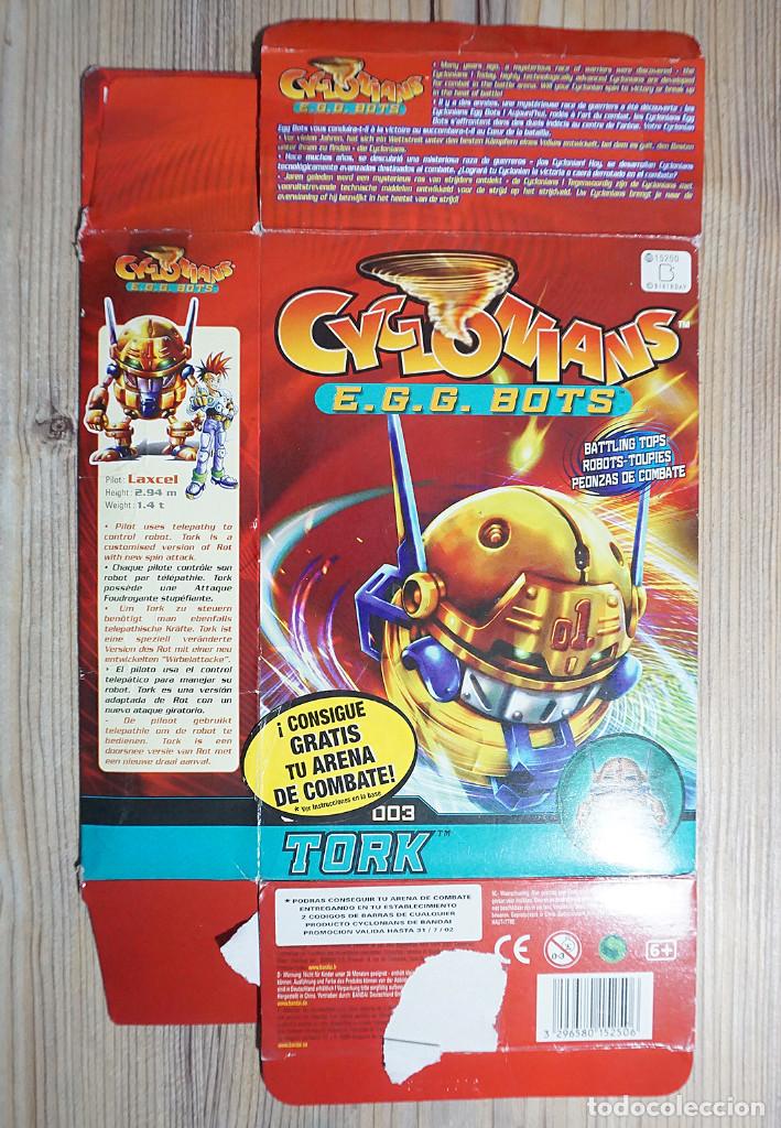 Blechdosen und Kisten: ENVASE CAJA CYCLONIANS BANDAI A&Ntilde;O 2001