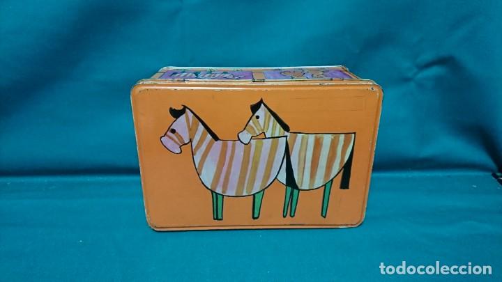 Cajas y cajitas met&aacute;licas: CAJA MET&Aacute;LICA VAC&Iacute;A COLA CAO, VINTAGE