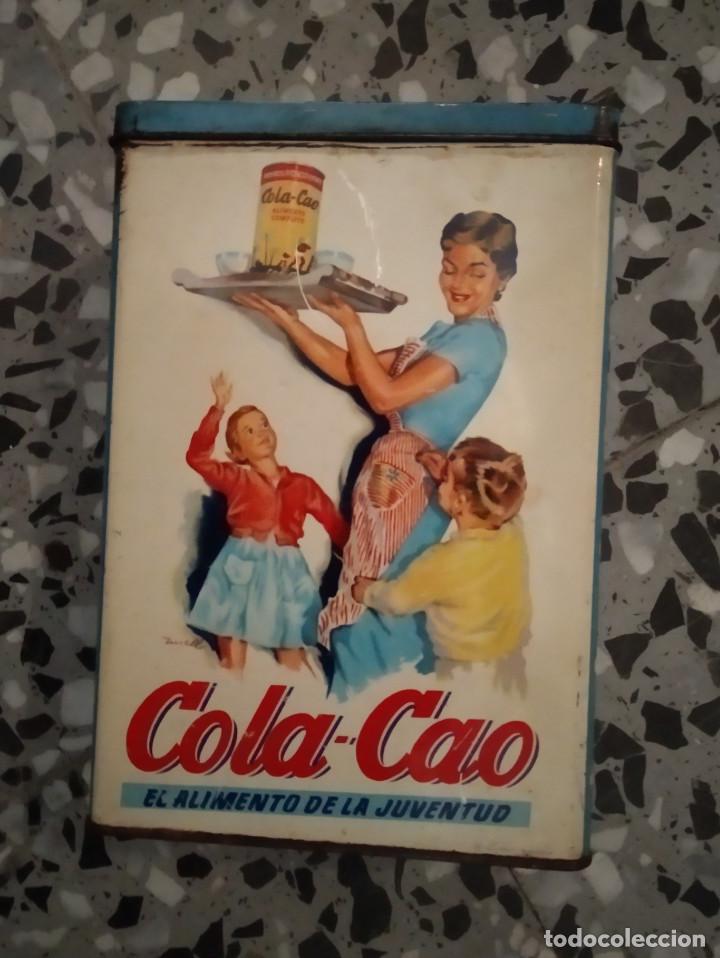 Cajas y cajitas met&aacute;licas: CAJA DE LATA COLA CAO PASTA