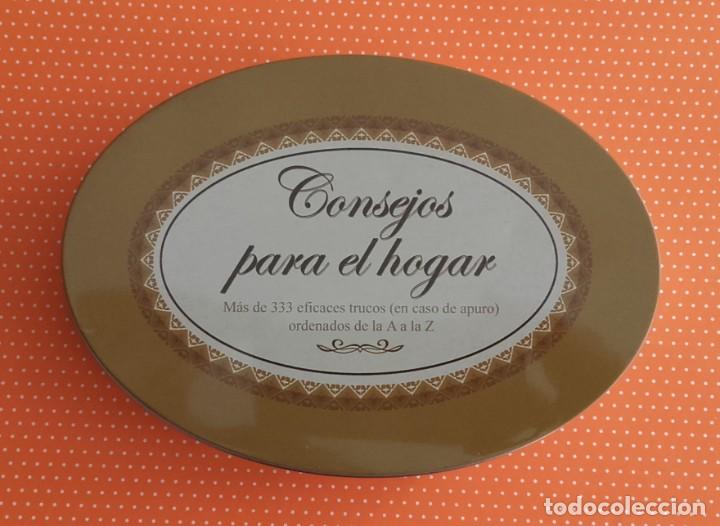 Cajas y cajitas met&aacute;licas: CAJA DE METAL. CONSEJOS PARA EL HOGAR. M&Aacute;S DE 333 EFICACES TRUCOS. ALGABA EDICIONES.