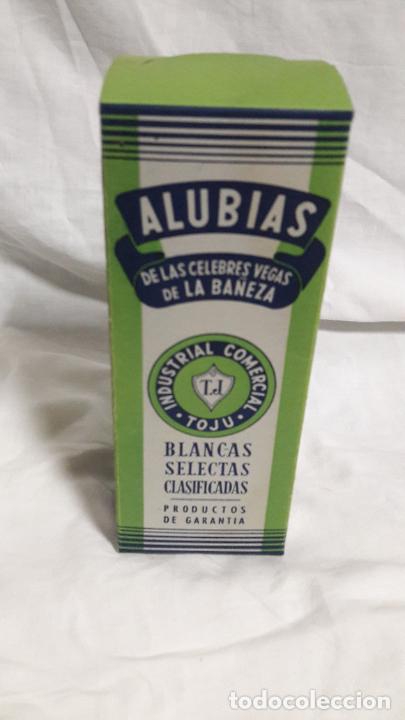 Cajas y cajitas met&aacute;licas: RARISIMA CAJA DE LEGUMBRES MARCA TOJU LA BA&Ntilde;EZA