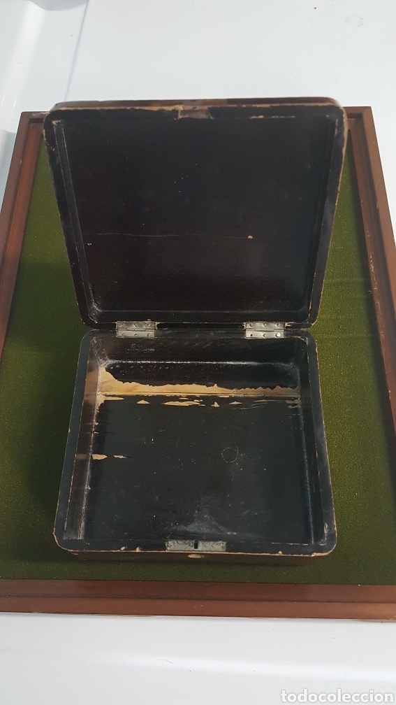 Cajas y cajitas met&aacute;licas: Caja de madera La cada. - Foto 4