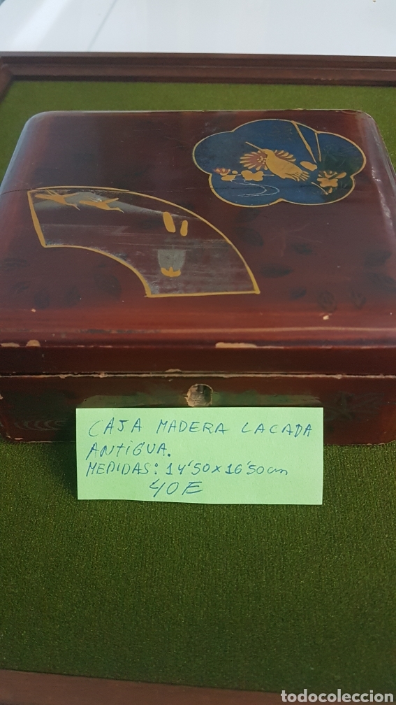 Cajas y cajitas met&aacute;licas: Caja de madera La cada. - Foto 7