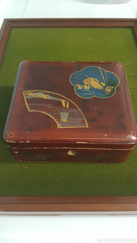 Cajas y cajitas met&aacute;licas: Caja de madera La cada. - Foto 1