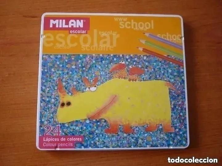 Cajas y cajitas met&aacute;licas: CAJA MET&Aacute;LICA DE L&Aacute;PICES DE COLORES MIL&Aacute;N. VAC&Iacute;A.