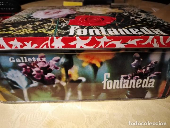 Cajas y cajitas met&aacute;licas: caja met&aacute;lica galletas Fontaneda