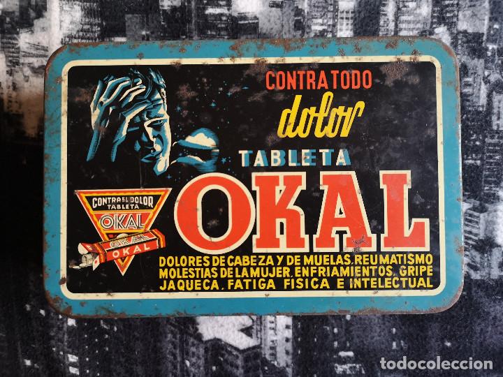 Bo&icirc;tes et petites bo&icirc;tes m&eacute;talliques: CAJA METALICA - TABLETA OKAL