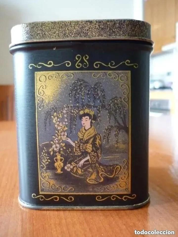 Cajas y cajitas met&aacute;licas: CAJA DE T&Eacute; - 10 CM. DE ALTO - Foto 1