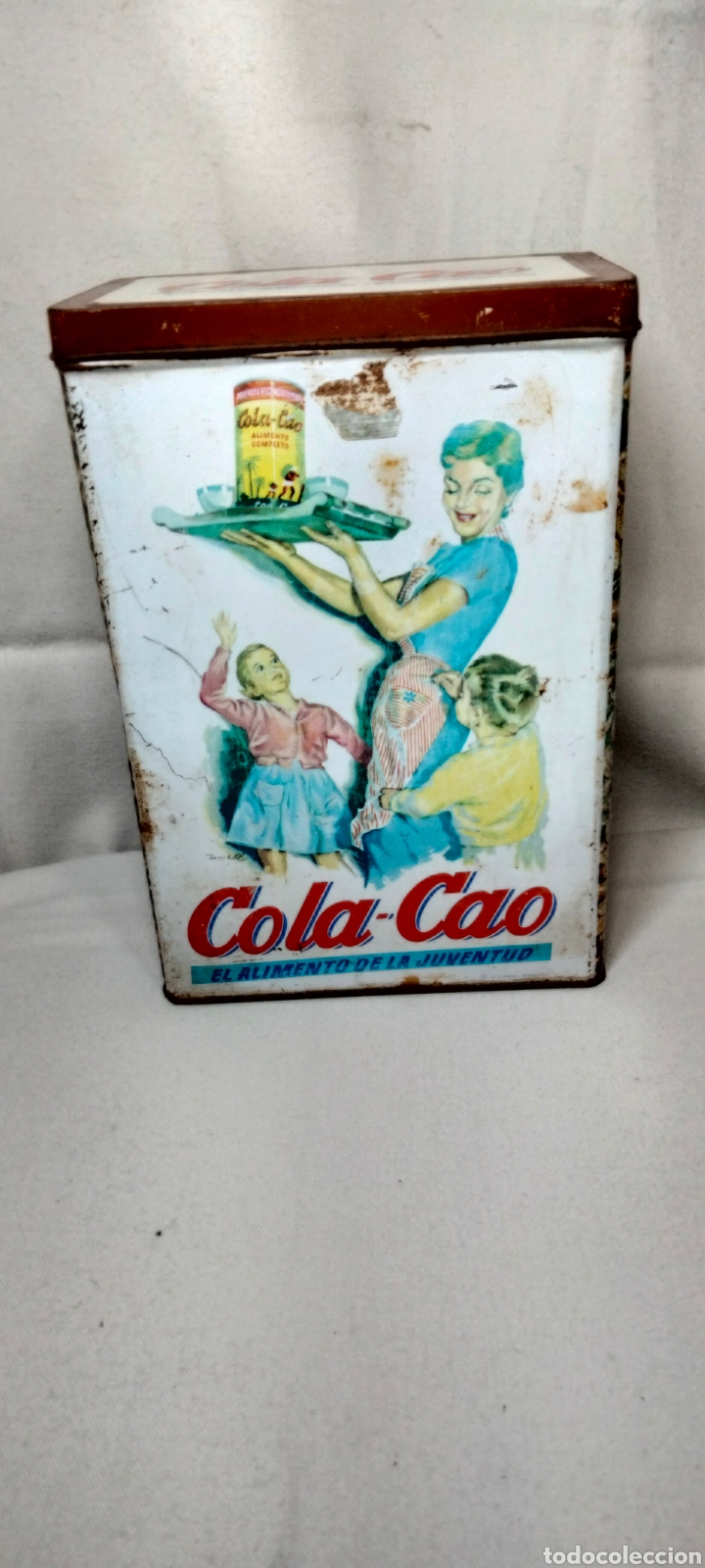 Cajas y cajitas met&aacute;licas: Lata de hojalata para Cola-Cao