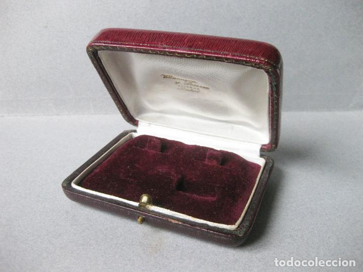 Casse e cassette metalliche: CAJA O ESTUCHE PARA GEMELOS Y ALFILER DE CORBATA DE LA JOYER&Iacute;A VILLANUEVA Y LAISECA