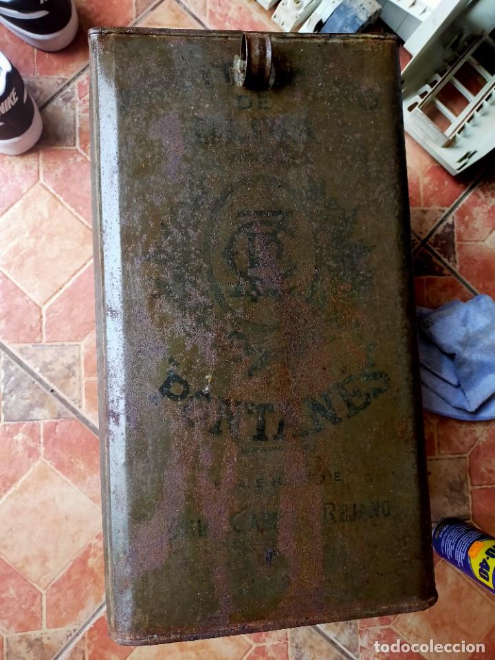 Blechdosen und Kisten: Antigua lata aceite de oliva Pontanes - Decoraci&oacute;n Vintage - Zoilo Cabello Rejano Puente Genil