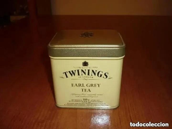 Cajas y cajitas met&aacute;licas: CAJA MET&Aacute;LICA -TEA TWININGS EARL GREY -LONDON