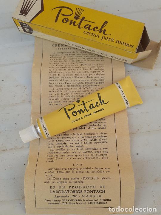 Cajas y cajitas met&aacute;licas: TUBO DE CREMA DE MANONS PONTACH MADRID // SIN DESPRECINTAR DE ANTIGUA DROGUER&Iacute;A