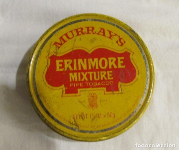 Cajas y cajitas met&aacute;licas: CAJA LATA PUBLICITARIA MURRAY'S - ERINMORE MIXTURE PIPE TOBACCO