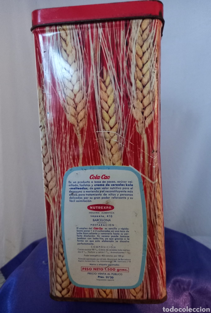 Cajas y cajitas met&aacute;licas: Caja de Cola Cao Hojalata - Foto 4