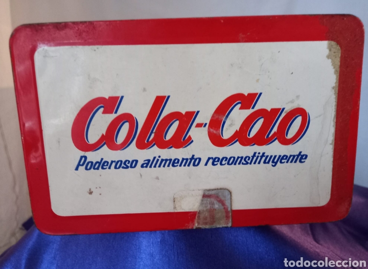 Cajas y cajitas met&aacute;licas: Caja de Cola Cao Hojalata - Foto 3