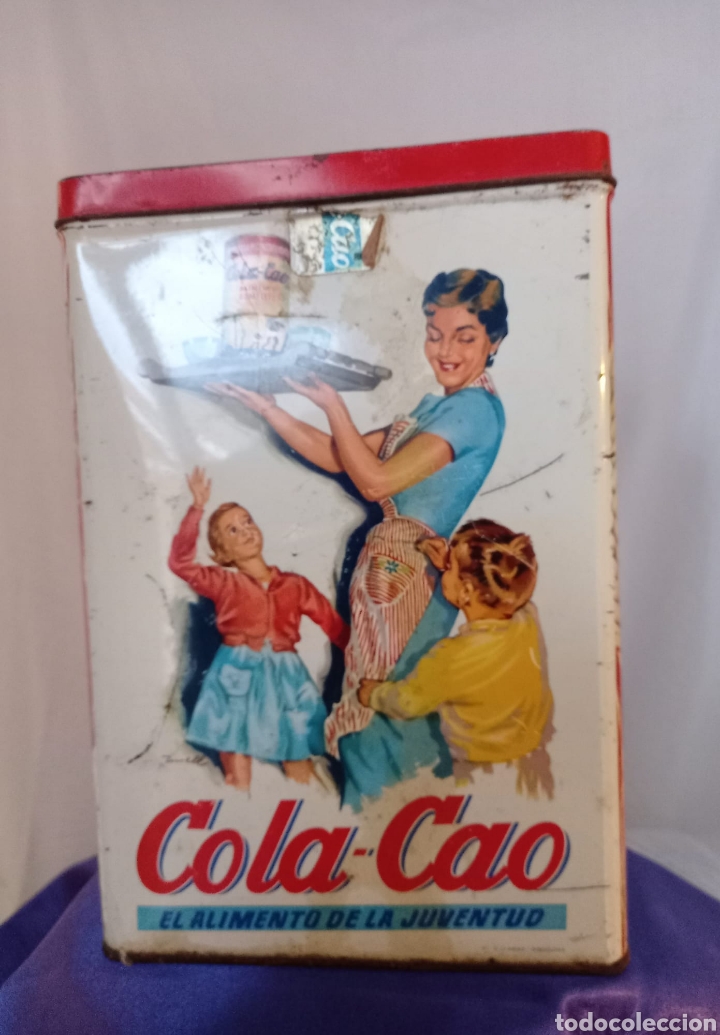 Cajas y cajitas met&aacute;licas: Caja de Cola Cao Hojalata