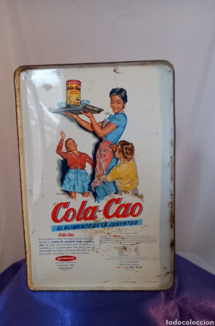 Cajas y cajitas met&aacute;licas: Caja de Cola Cao