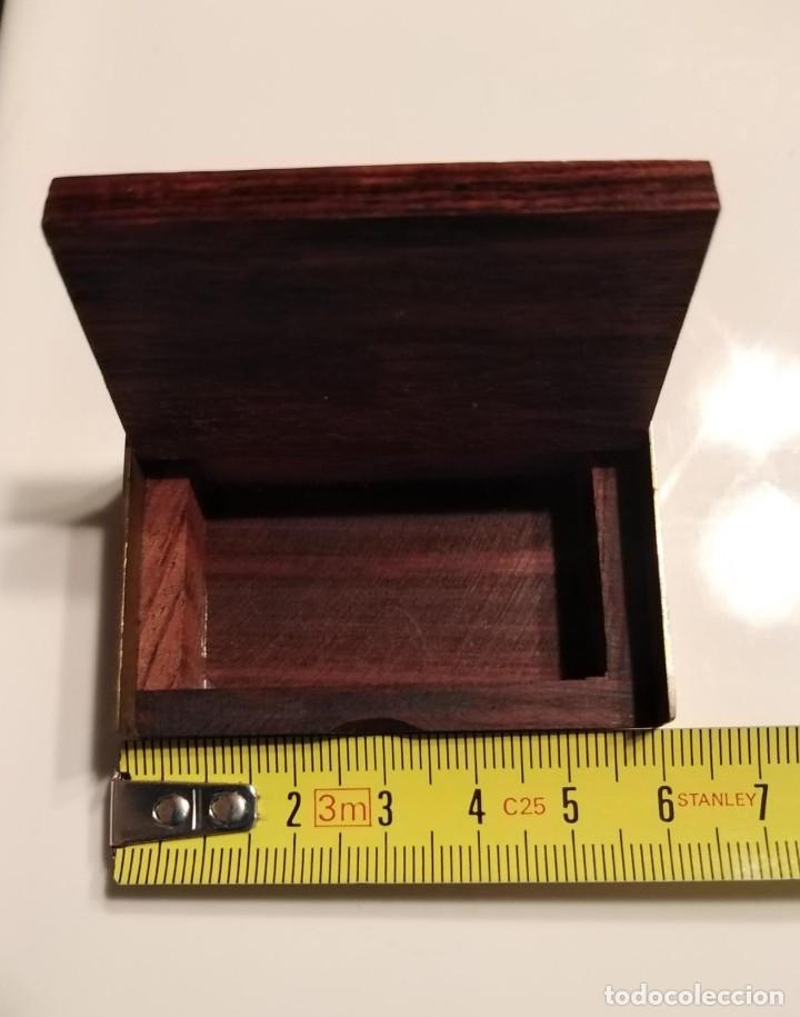 Cajas y cajitas met&aacute;licas: Peque&ntilde;a caja de madera decorada con cisne - Foto 2