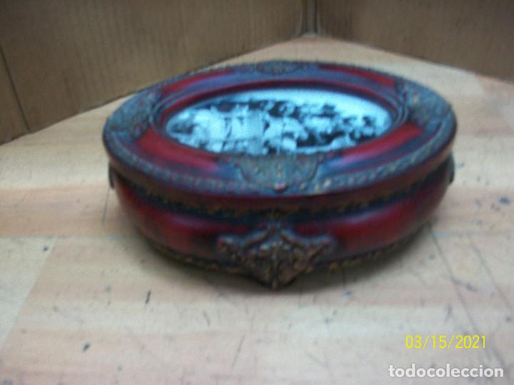 Cajas y cajitas met&aacute;licas: ANTIGUA CAJA OVALADA - Foto 2