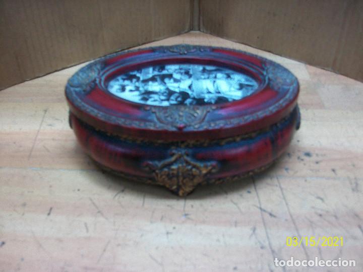 Cajas y cajitas met&aacute;licas: ANTIGUA CAJA OVALADA - Foto 4