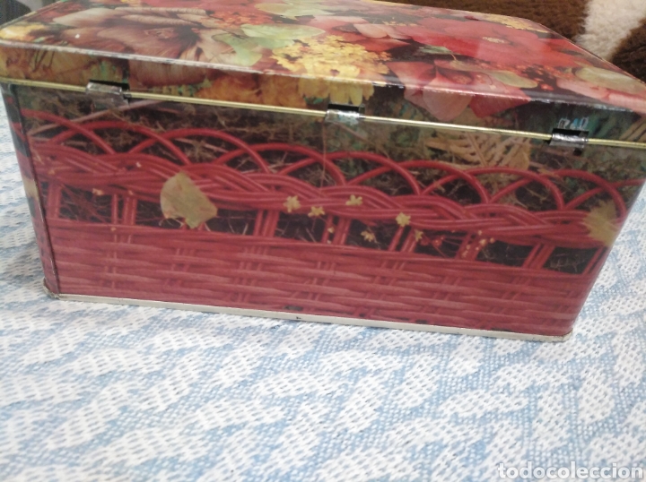 Cajas y cajitas met&aacute;licas: Caja met&aacute;lica de cola cao vintage