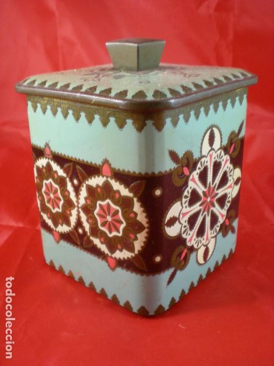 Boxes and metal boxes: Caja Metal - Art Grace - Baret Ware Container - Made in England - A&ntilde;os