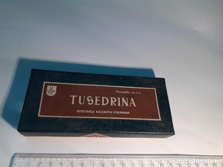 Caixas e caixinhas met&aacute;licas: CAJA DE FARMACIA TUSEDRINA LABORATORIOS DAVUR // SIN DESPRECINTAR A&Ntilde;OS 30